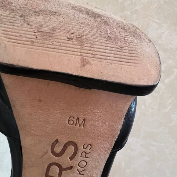 Michael Kors Peep Toe Stiletto Heels Sz 6M - Picture 6 of 6